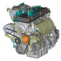 Двигатель  ЗМЗ-40911 АИ-92 УАЗ 452, Евро-4 (5-ступ. КПП, ПОД ГУР, МИКАС BOSCH, С датчиками)
